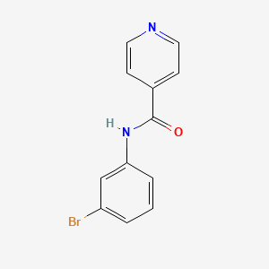 molecular formula C12H9BrN2O B5766020 N-(3-bromophenyl)isonicotinamide 