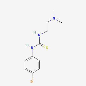 molecular formula C11H16BrN3S B5766052 N-(4-bromophenyl)-N'-[2-(dimethylamino)ethyl]thiourea 