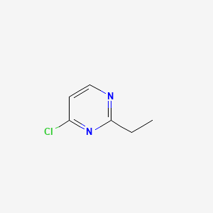 molecular formula C6H7ClN2 B576609 4-Chloro-2-ethylpyrimidine CAS No. 14331-51-2