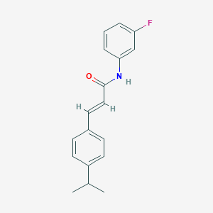 N-(3-fluorophenyl)-3-(4-isopropylphenyl)acrylamide