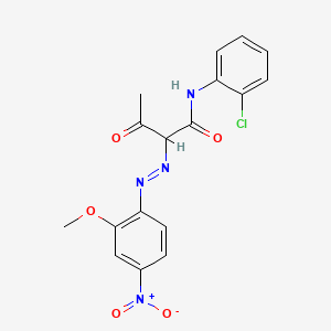 B576617 alpha-(2-Methoxy-4-nitrophenylazo)-2'-chloroacetoacetanilide CAS No. 13458-77-0