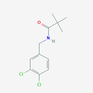 molecular formula C12H15Cl2NO B5766175 N-(3,4-dichlorobenzyl)-2,2-dimethylpropanamide 