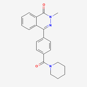 2-methyl-4-[4-(1-piperidinylcarbonyl)phenyl]-1(2H)-phthalazinone