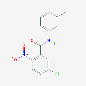molecular formula C14H11ClN2O3 B5766208 5-chloro-N-(3-methylphenyl)-2-nitrobenzamide 