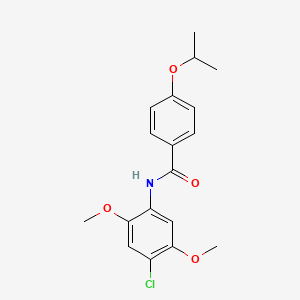 N-(4-chloro-2,5-dimethoxyphenyl)-4-isopropoxybenzamide