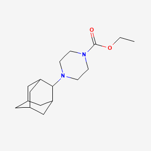 ethyl 4-(2-adamantyl)-1-piperazinecarboxylate