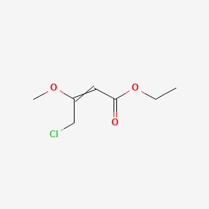B576631 Ethyl 4-chloro-3-methoxybut-2-enoate CAS No. 13211-09-1