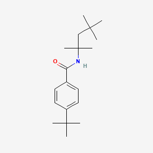 molecular formula C19H31NO B5766414 4-tert-butyl-N-(1,1,3,3-tetramethylbutyl)benzamide 