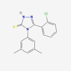 molecular formula C16H14ClN3S B5766485 5-(2-chlorophenyl)-4-(3,5-dimethylphenyl)-2,4-dihydro-3H-1,2,4-triazole-3-thione 