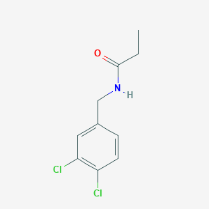 molecular formula C10H11Cl2NO B5766502 N-(3,4-dichlorobenzyl)propanamide 