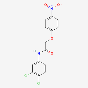 N-(3,4-dichlorophenyl)-2-(4-nitrophenoxy)acetamide