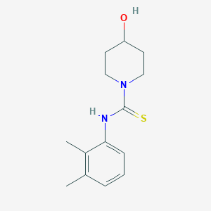 molecular formula C14H20N2OS B5766547 N-(2,3-dimethylphenyl)-4-hydroxy-1-piperidinecarbothioamide 