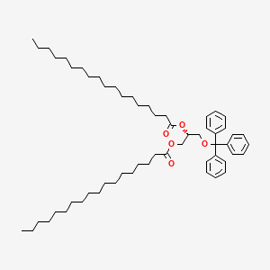 molecular formula C58H90O5 B576656 [(2R)-2-octadecanoyloxy-3-trityloxypropyl] octadecanoate CAS No. 10567-48-3