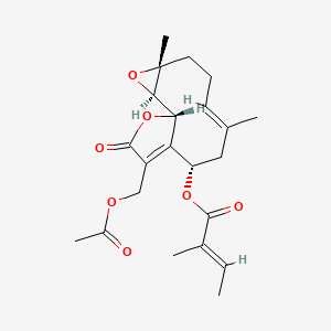 molecular formula C22H28O7 B576662 Marginatin CAS No. 11091-28-4