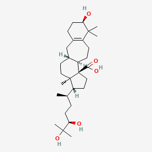 molecular formula C30H50O5 B576664 Lyofoligenic acid CAS No. 11076-26-9