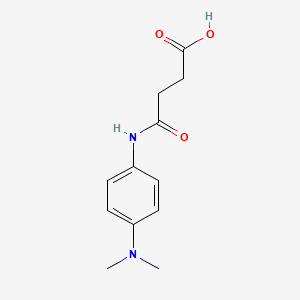 4-{[4-(dimethylamino)phenyl]amino}-4-oxobutanoic acid