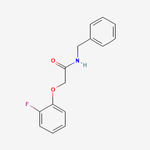 molecular formula C15H14FNO2 B5766681 N-benzyl-2-(2-fluorophenoxy)acetamide 