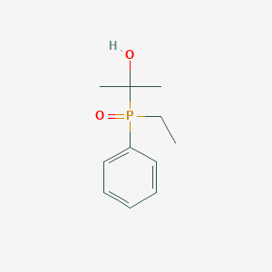 molecular formula C11H17O2P B5766700 2-[ethyl(phenyl)phosphoryl]-2-propanol 