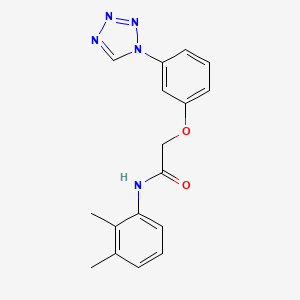 molecular formula C17H17N5O2 B5766718 N-(2,3-dimethylphenyl)-2-[3-(1H-tetrazol-1-yl)phenoxy]acetamide 