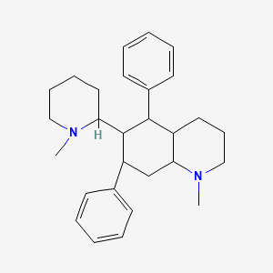 molecular formula C28H38N2 B576676 Dihydro-N-methyllobinaline CAS No. 14028-76-3