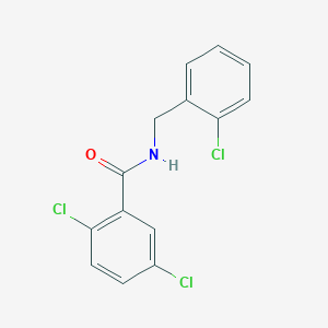 2,5-dichloro-N-(2-chlorobenzyl)benzamide
