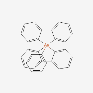 molecular formula C30H21As B576677 5-Phenyl-5,5'-spirobi[5H-dibenzarsole] CAS No. 13424-97-0