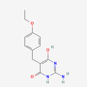 2-amino-5-(4-ethoxybenzyl)-4,6-pyrimidinediol