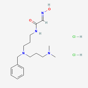 N-(3-{benzyl[3-(dimethylamino)propyl]amino}propyl)-2-(hydroxyimino)acetamide dihydrochloride
