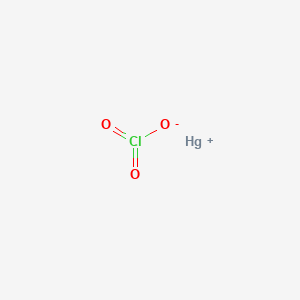 molecular formula ClHgO3 B576683 Mercurous chlorate CAS No. 10294-44-7