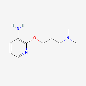 molecular formula C10H17N3O B576686 2-[3-(Dimethylamino)propoxy]-3-pyridinamine CAS No. 14115-08-3