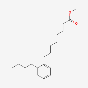 molecular formula C19H30O2 B576696 Methyl 8-(2'-butyl-phenyl)octanoate CAS No. 13397-99-4