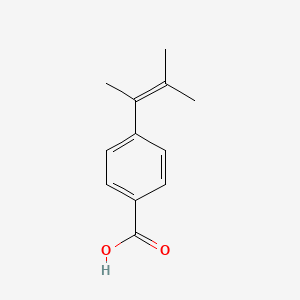 B576702 4-(1,2-Dimethyl-1-propenyl)benzoic acid CAS No. 13399-35-4