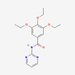 molecular formula C17H21N3O4 B5767072 3,4,5-triethoxy-N-2-pyrimidinylbenzamide 