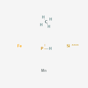 molecular formula CH7FeMnPSi B576708 Manganese alloy, base, Mn 65-68,Fe 10-23,Si 12-21,C 0.5-3,P 0-0.2 (ASTM A483) CAS No. 12743-28-1