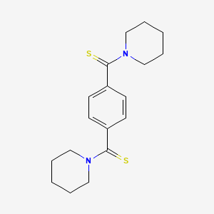 molecular formula C18H24N2S2 B5767112 1,1'-[1,4-phenylenebis(thioxomethylene)]dipiperidine 