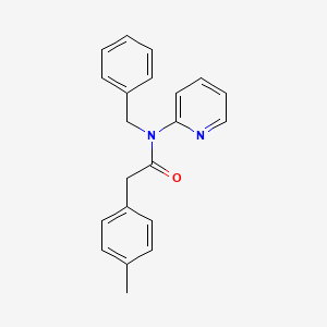 molecular formula C21H20N2O B5767186 N-benzyl-2-(4-methylphenyl)-N-2-pyridinylacetamide 