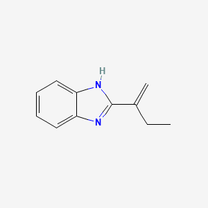 molecular formula C11H12N2 B576719 2-(1-Buten-2-yl)-1H-benzimidazole CAS No. 13786-49-7