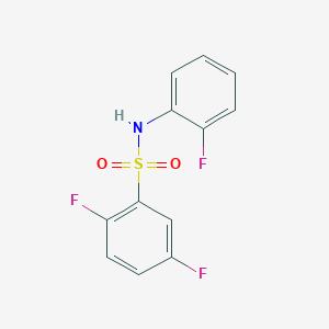 2,5-difluoro-N-(2-fluorophenyl)benzenesulfonamide