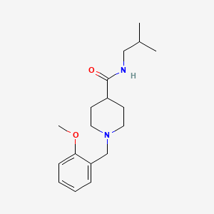N-isobutyl-1-(2-methoxybenzyl)-4-piperidinecarboxamide