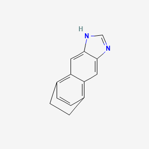 molecular formula C13H10N2 B576728 1H-5,8-Ethanonaphtho[2,3-d]imidazole CAS No. 10454-04-3