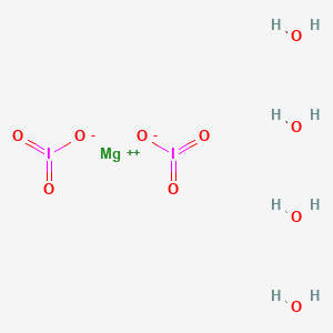 molecular formula H8I2MgO10 B576733 碘酸镁四水合物 CAS No. 13446-17-8