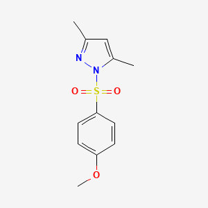 1-[(4-methoxyphenyl)sulfonyl]-3,5-dimethyl-1H-pyrazole