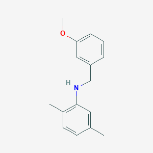 molecular formula C16H19NO B5767497 (2,5-dimethylphenyl)(3-methoxybenzyl)amine 