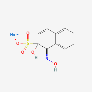 molecular formula C10H8NNaO5S B576755 Mordant Green 4 CAS No. 10279-68-2