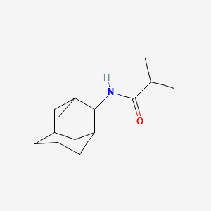 molecular formula C14H23NO B5767573 N-2-adamantyl-2-methylpropanamide 