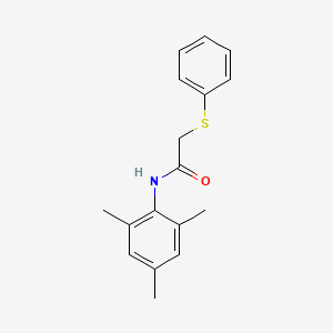 molecular formula C17H19NOS B5767593 N-mesityl-2-(phenylthio)acetamide 