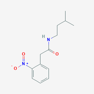 molecular formula C13H18N2O3 B5767710 N-(3-methylbutyl)-2-(2-nitrophenyl)acetamide 