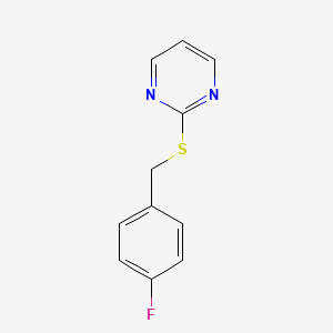2-[(4-fluorobenzyl)thio]pyrimidine