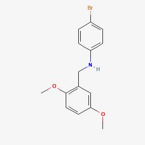 (4-bromophenyl)(2,5-dimethoxybenzyl)amine