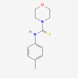 molecular formula C12H16N2OS B5767781 N-(4-methylphenyl)-4-morpholinecarbothioamide 
